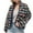 Blue, variant on Sakmal Barn Jacket Women Fleece Blue Jacket Outerwear Women Fall Clothes M