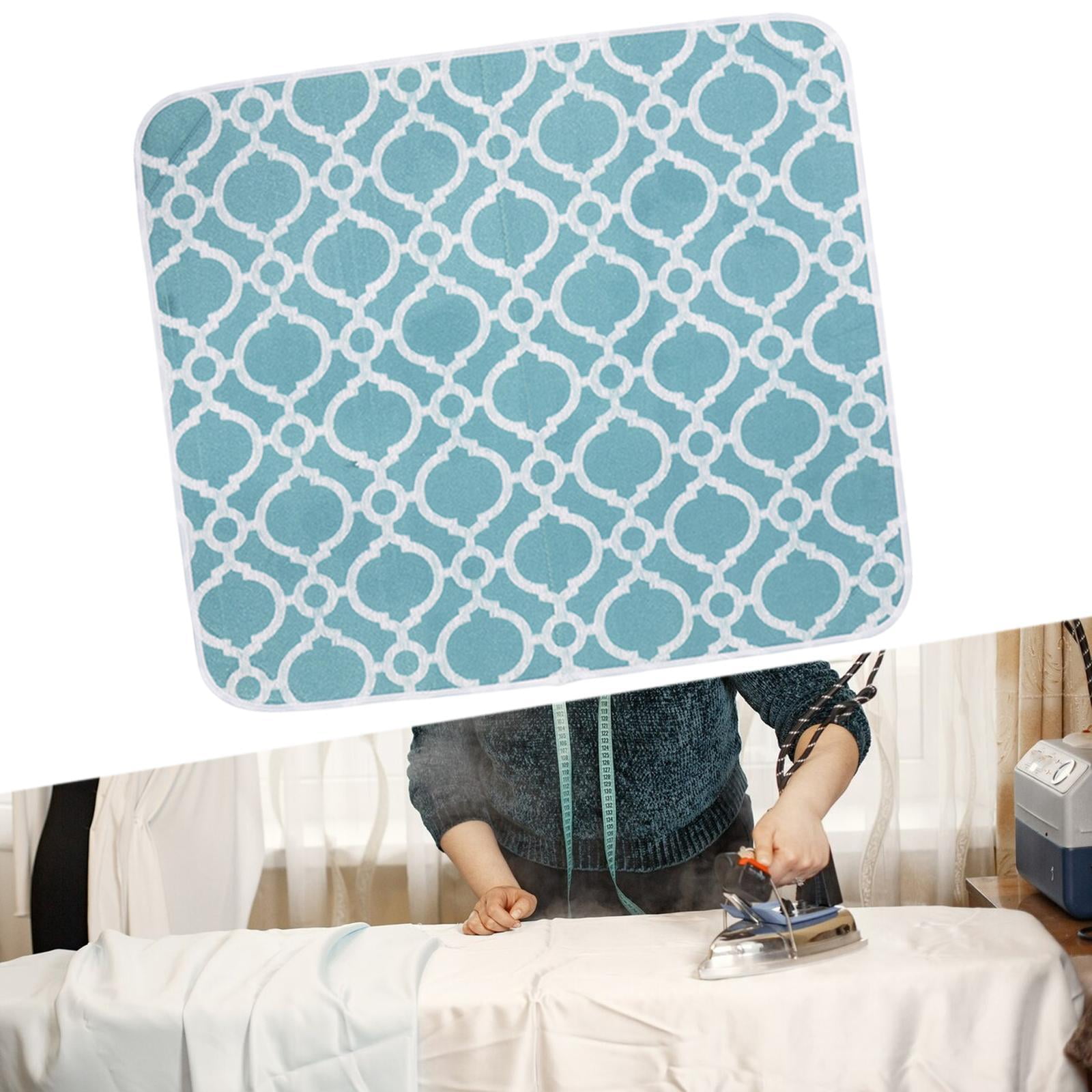 TISHITA Ironing Mat Hot Protection Pad Water Resistant Space-saving Ironing Table Cover Washer Dryer Ironing Cover for Desk Household