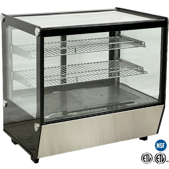 Elite Kitchen 28-Inch 4.2 Cu.Ft Countertop Refrigerator NSF Bakery Display Case, Commercial Refrigerator
