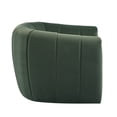 thumbnail image 4 of Noble House Modern Velvet Swivel Club Chair,Tub Design with 360-Degree Rotation,No Assembly Required,Olive Green, 4 of 10