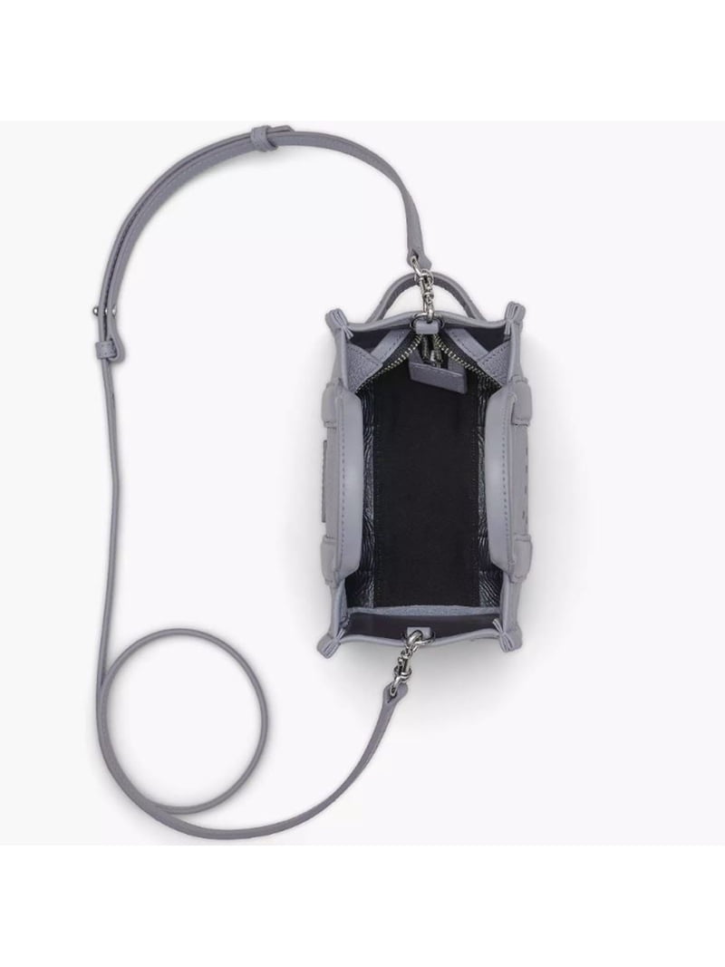 Marc Jacobs The Leather Crossbody Tote Bag - Wolf Grey - Walmart.com