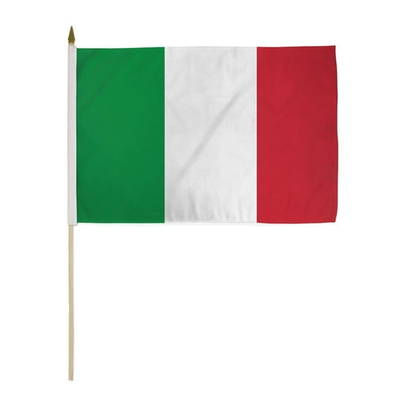Italy 12x18in Stick Flag