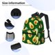 thumbnail image 3 of Fotbe Flowers Avocado Mochila Ligera Casual para Laptop para Hombres y Mujeres, Mochila Impermeable de Uso Diario, Mochila para Universidad, 3 of 6