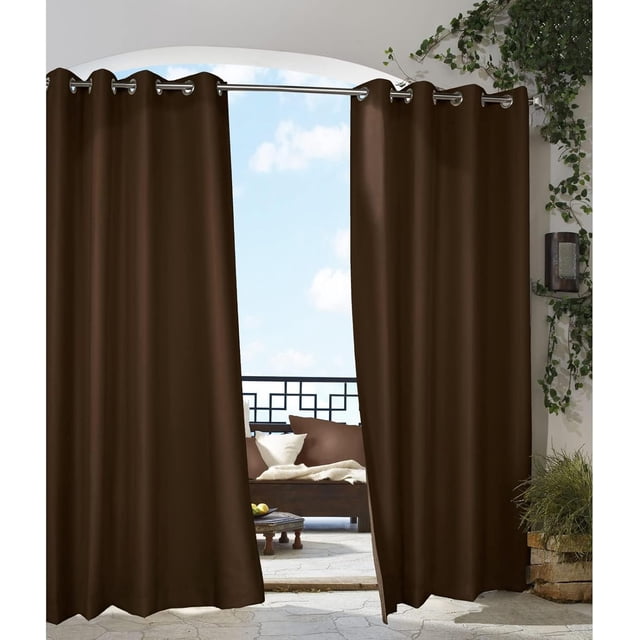 Rideaux d'Intimité Extérieurs à Oeillets, Coupe-Vent, pour Patio, pour Véranda, Gazebo, Terrasse, Panneau de Protection; L x H (x cm) Robe d'Été Jaune