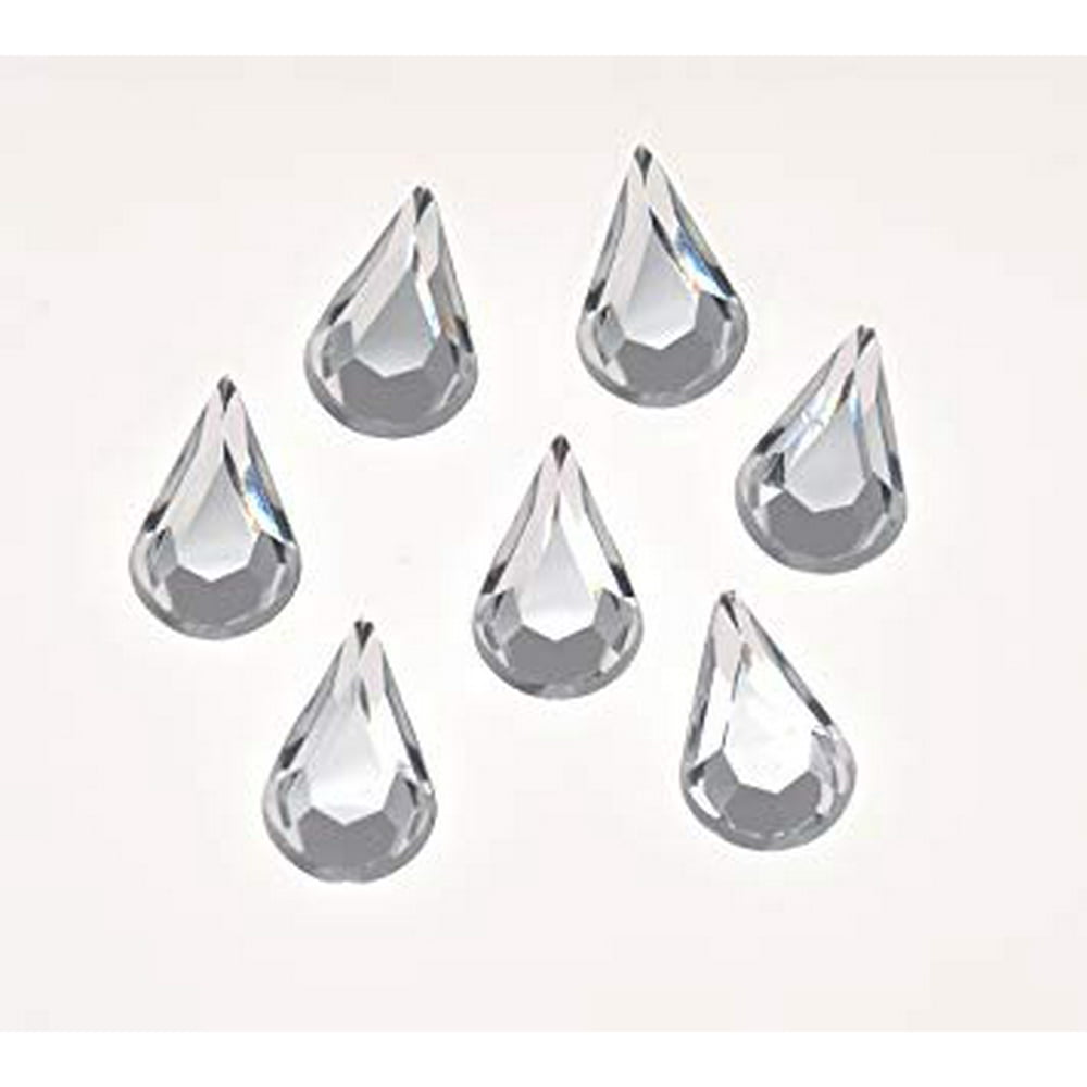 Teardrop Rhinestones - Crystal - 13 X 8Mm - Walmart.com - Walmart.com