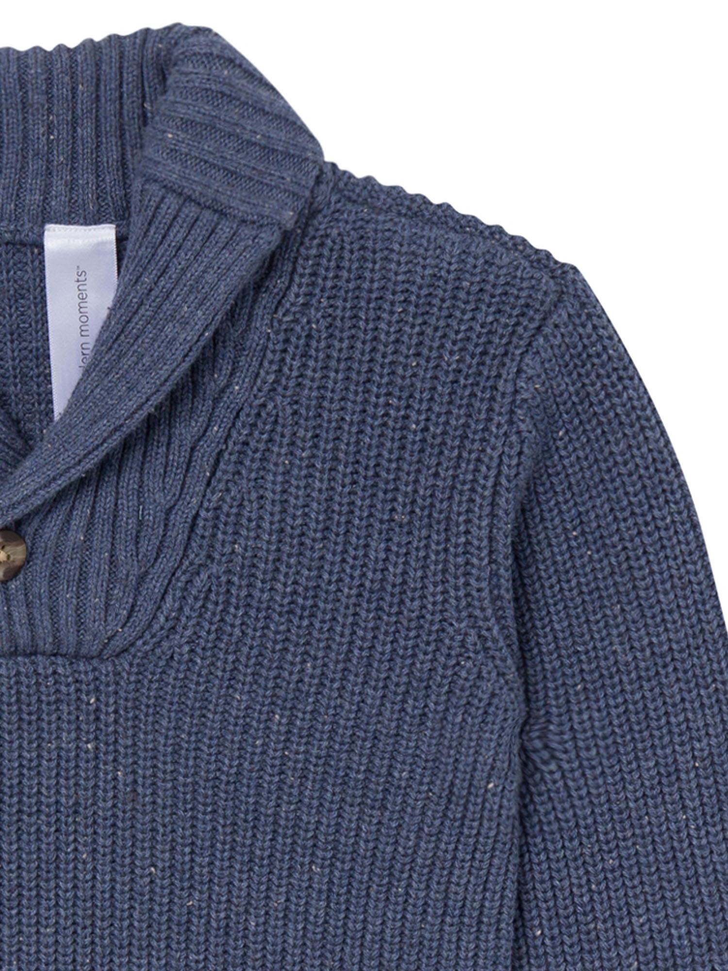 Modern Moments by Gerber Toddler Boy Shawl Collar Sweater, 12 Months - 5T