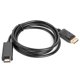 thumbnail image 2 of Cable De Puerto De Pantalla Cable de puerto de pantalla de 1,8 m, Cable convertidor Plug and Play para proyector, PC, TV, portátil Ndcxsfigh Para estrenar, 2 of 8