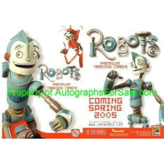 Robots movie 2004 Comic-Con promo card R-SD-2004