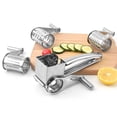 thumbnail image 4 of 1pc Rotary Slicer Silver Home Supplies Gadget Cake Practical Stainless Steel Kitchen Hand Tool, 4 of 5
