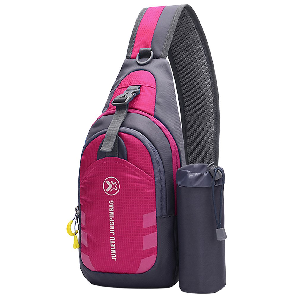 Anself Men Women Sling Backpack Chest Crossbody Bag Shoulder Bag Travel Sports Gym Daypack Other