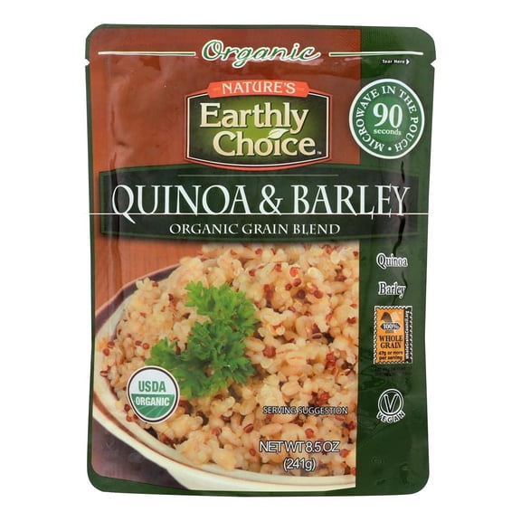 Natures Earthly - Organic Quinoa and Barley Blend - 8.5 OZ, Case of 6