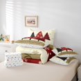 thumbnail image 6 of Manfei Xmas Classic Snowflake 7 Pieces Full Size Bedding Sets,Shabby-Chic Farm Cattle Full Size Bed in a Bag,Polkadot Reversible, 6 of 7