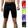 thumbnail image 4 of COCEQUC Mens Compression Pants Sports Leggings Basketball Shorts Legging 9CN1.AU W4M0, 4 of 6