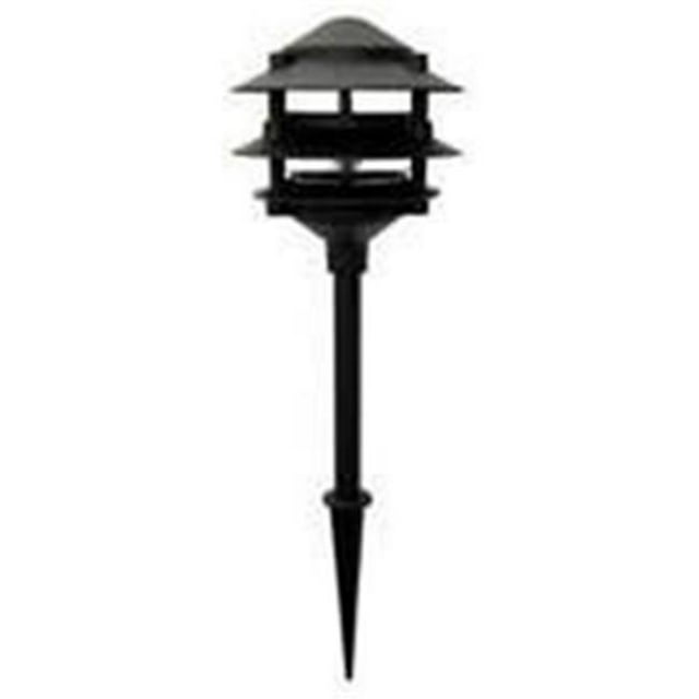 Coleman Cable 0423244 Moonrays Landscape LowVolt Lights, Path Light, Metal - Black