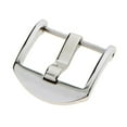 thumbnail image 2 of Solid Stainless Steel Clasp Buckle Deployment for Leather Nylon Watch 20mm, 2 of 8