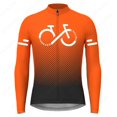 thumbnail image 2 of Camiseta de ciclismo de manga larga para hombre, de la serie Gradient Color, de verano 2023, para ciclismo de montaña, de secado rápido, para ciclismo de carretera, 2 of 5
