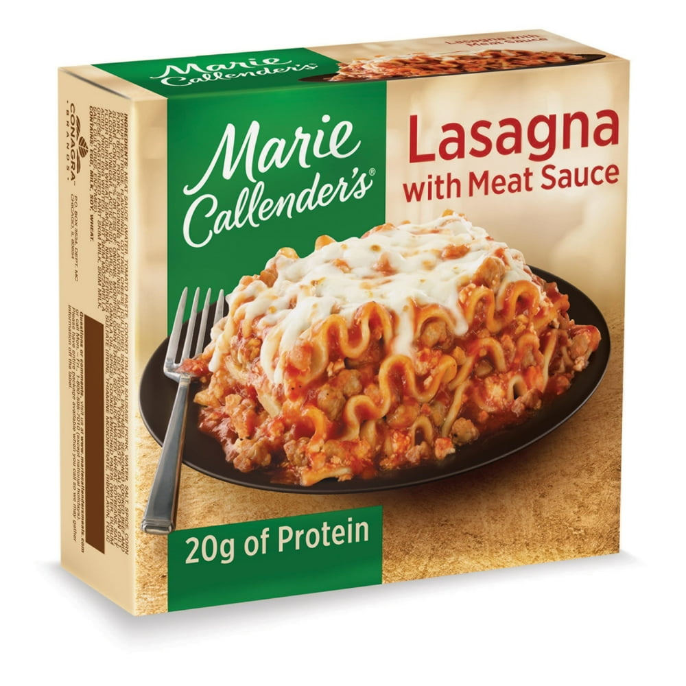 Marie Callender's Frozen Meal, Classic Lasagna with Meat Sauce, 10.5