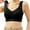 Black, variant on Racerback Push up Bras for Women No Underwire Full Coverage Sports Bralettes Breathable Supportive Everyday Bra