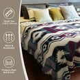thumbnail image 2 of Catalonia Aztec Throw Blankets for Couch, Aztec blankets and throws Southwest Decor for Home Outdoor Camping Tent Picnic Beach Travel 60 X 50 Inch, 2 of 6