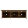 thumbnail image 4 of 70 inch Wood Media TV Stand Storage Console in Rustic Oak, 4 of 7