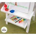 thumbnail image 3 of KidKraft Deluxe Art Easel with White/Chalk Boards & Paper - White | 62040, 3 of 6