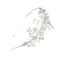 thumbnail image 4 of Diadema de novia de moda, elegante diadema con hojas de perla, decoración para el cabello de novia, 4 of 7
