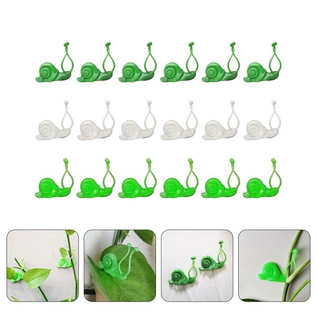 IDEANATEGRATE 30Ud Clips Para Plantas En Pared Con Adhesivo Autoadhesivo Para Soporte De Enredaderas Color Variado