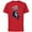 Red, variant on Marvel Puzzle Quest Jeff the Land Shark Jeffrey Symbiote - Short Sleeve Cotton T-Shirt for Adults - Customized-Black