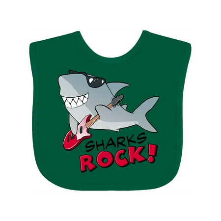 

Inktastic Sharks Rock! Gift Baby Boy or Baby Girl Bib