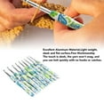 thumbnail image 3 of Crochet Kit, 9PCS Crochet Hook Set Fine Workmanship Multifunctional Aluminum 2.0-6.0mm Abrasion Resistant  for Handcraft, 3 of 7