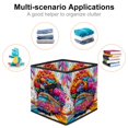 thumbnail image 2 of Mind Car Foldable Toy Box Cube Organizer with Handle, 10.8"x10.5"x10.6", Large Capacity Toy Storage Bin, 2 of 6