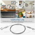 thumbnail image 2 of OUNONA 1 Set Secure Hold Wire Hanger Kit Hanging Wire Picture Hanging Kit Stainless Steel Heavy Duty For Homeowners, 2 of 7