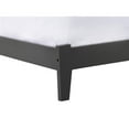 thumbnail image 4 of Leo & Lacey Madison Lit Simple en Bois Massif avec Base, Gris, 4 of 6