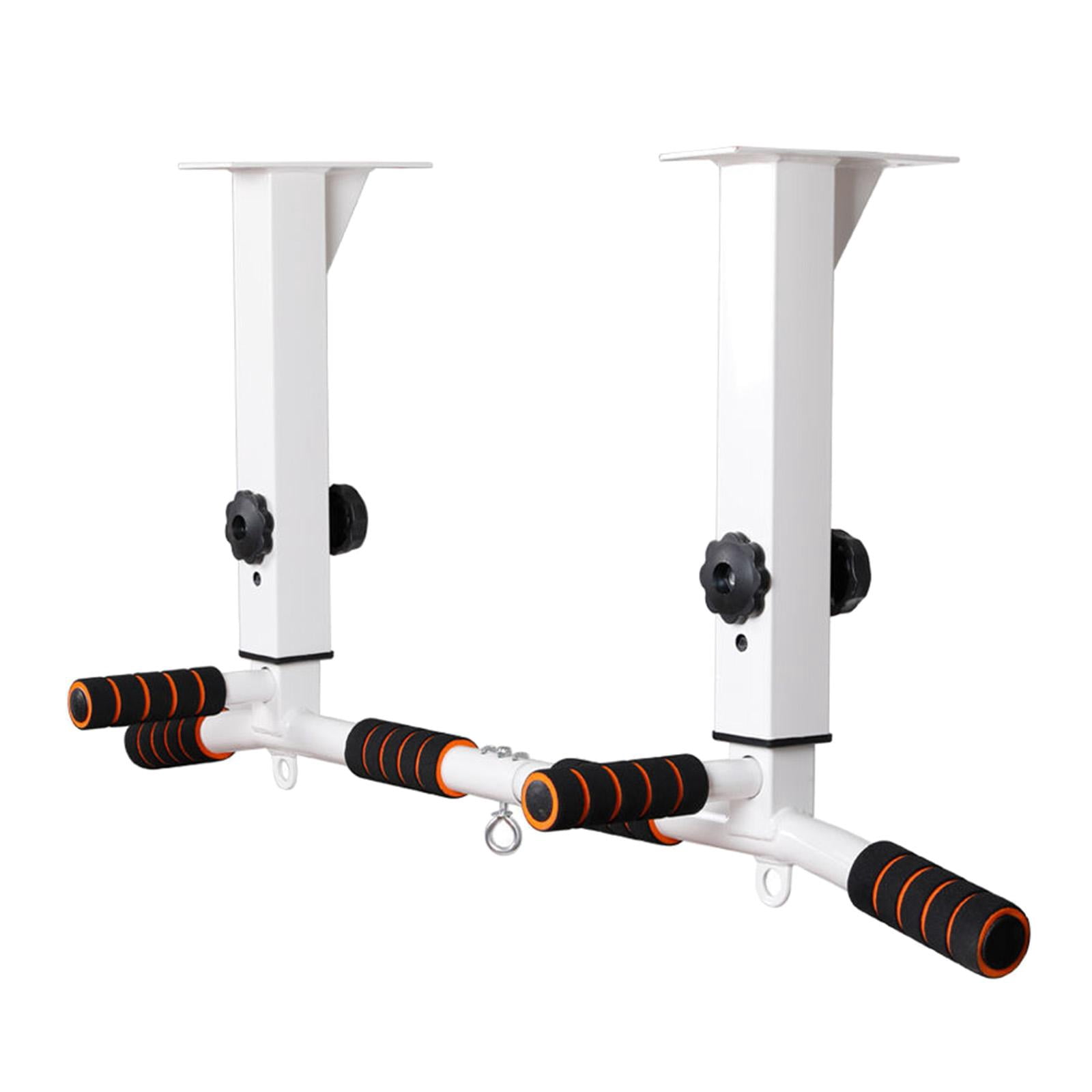 DimyFew Pull up Bar Wall Mounted Chin up Bar Easy to Install Portable Adjustable for Gym White Top Mount