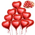 thumbnail image 5 of Helium Foil Balloon Red Heart Balloons No-finger Engagement Romantic Gifts for Valentines Day, 5 of 5