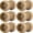 Brass, variant on SharkBite 1/4 inch Coupling, Pack of 6, Push to Connect Brass Plumbing Fitting, PEX Pipe, Copper, CPVC, PE-RT, HDPE, U004LF