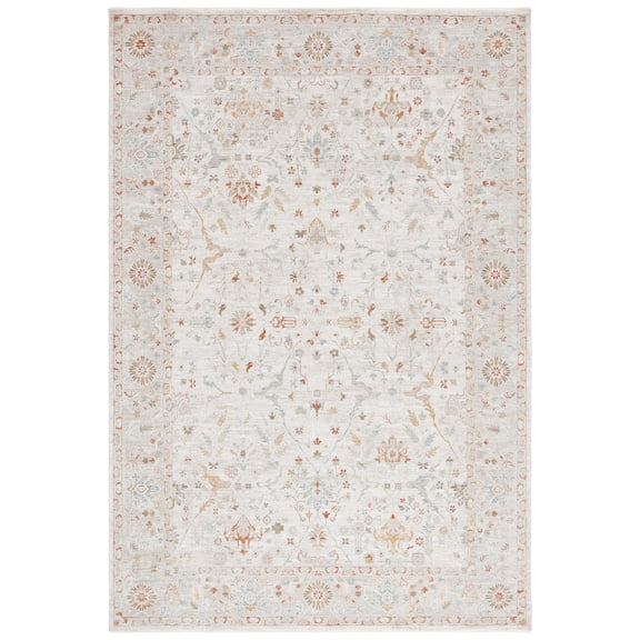SAFAVIEH Culture Tessan Abstract Area Rug, Ivory/Blue Rust, 8' x 10'