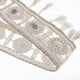 thumbnail image 5 of Cinta de encaje de 1 yarda, 5 cm de ancho, con flecos y borlas, bordada. Blanco, 5 of 6