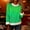 Green, variant on BUIGTTKLOP Christmas Sweatshirts for Women Fuzzy Fleece Trim V Neck Shirt Dressy Casual Graphic Print Tops