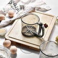 thumbnail image 4 of Fridja Home Decor Handheld Flour Semi-Automatic Fine Mesh Sieve with Clear Measuring Lightweight Plastic Baking Tool for Cakes and Powdered Ingredients, 4 of 6
