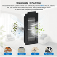 thumbnail image 6 of FOR ECOVACS T50 PRO OMNI /T50PRO / T50 OMNI Robot Vacuum Spare Parts Main Side Brushes Mop Cloths HEPA Filters Dust Bags Accessories T50 Replacement Kit for Ecovacs, 6 of 7