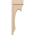 thumbnail image 3 of 6"W x 12"D x 36"H Thin Emerson Rough Cedar Woodgrain TimberThane Corbel, Primed Tan, 3 of 6