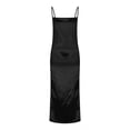 thumbnail image 6 of HBYJLZYG Women Satin Spaghetti Strap Maxi Dresses Bodycon Open Back Long Slip Dress Party Club Evening Formal Dresses, 6 of 6