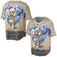 thumbnail image 3 of Poodle Proud Dad Happy Father's Day All Over Print 3D Baseball Shirt Poodles Dog Lover Gifts Idea Softball Sport - 02008, 3 of 6