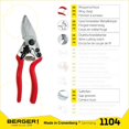 thumbnail image 2 of Professional Compact Pruning Shear for Small Hands, Angled Blade with Wire Notch, Forged Aluminum Handles, 2 Locking Positions, 1104, 2 of 11