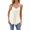 ZZQ White, variant on Tank Top For Women V Neck Silk Summer Satin Sleeveless Blouse Basic Camisole Shirts