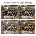 thumbnail image 7 of ODIKA 2'x3' Dark Brown Gold Vintage Gothic Academia Washable Doormat Antique Bloom Medallion Ornate Scroll Banded Frame Non-Slip, Low Pile for Entryway, Kitchen, Laundry Room, 7 of 7