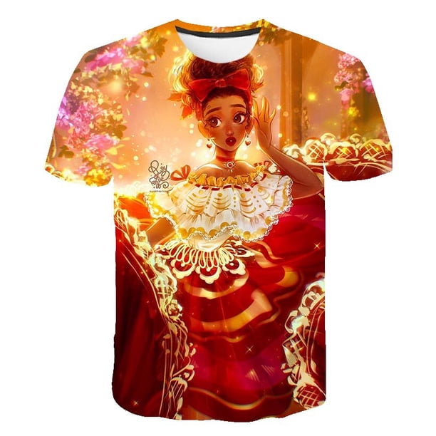 Camisetas Kawaii fashion magic full house con estampado 3D de Disney para niños, camiseta de dibujos animados de moda de verano para niñas de 2 a 10 años, camiseta 12T Gao Jinjia LED
