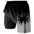 thumbnail image 2 of Kcolen Mens Swim Trunks 9 Inch Elastic Waist Men Swim Shorts Light Upf Bathing Suit Men Swim Trunks Summer Beach Comfy Men Swim Brief, 2 of 4
