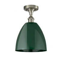 Innovations Lighting - Plymouth Dome - 1 Light Semi-Flush Mount In Industrial